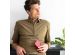 Selencia Echtleder Klapphülle für das OnePlus 7 - Rot