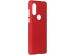 Unifarbene Hardcase-Hülle Rot für das Motorola One Vision