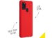 Accezz Liquid Silikoncase für das Samsung Galaxy A21s - Rot