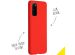 Accezz Liquid Silikoncase Rot für das Samsung Galaxy S20