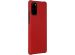 Unifarbene Hardcase-Hülle Rot Samsung Galaxy S20 Plus