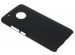 Schwarze unifarbene Hardcase-Hülle für Motorola Moto G5 Plus