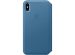 Apple Leather Folio Klapphülle Cod Blue für das iPhone Xs Max