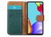 iMoshion Luxuriöse Canvas-Klapphülle Samsung Galaxy A72 - Grün