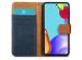 iMoshion Luxuriöse Canvas-Klapphülle Samsung Galaxy A72 - Dunkelblau