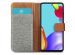 iMoshion Luxuriöse Canvas-Klapphülle Samsung Galaxy A52(s) (5G/4G) - Grau