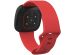 iMoshion Silikonband für das Fitbit Versa 4 / 3 / Sense (2) - Rot