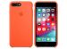 Apple Silikon-Case für das iPhone 8 Plus / 7 Plus - Spicy Orange