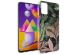 iMoshion Design Hülle Samsung Galaxy M31s - Dschungel - Grün / Rosa