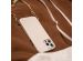 Selencia Aina ﻿Hülle aus Schlangenleder mit Band iPhone 11 - Weiß