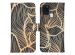 iMoshion Design TPU Klapphülle Galaxy A21s - Golden Leaves