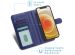 iMoshion Luxuriöse Portemonnaie-Klapphülle iPhone 12 (Pro) - Dunkelblau