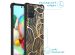 iMoshion Design Hülle mit Band für das Samsung Galaxy A71 - Golden Leaves