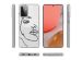iMoshion Design Hülle Galaxy A72 - Abstraktes Gesicht - Schwarz