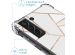 iMoshion Design Hülle mit Band für Samsung Galaxy S21 Plus - White Graphic