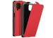 Accezz Flip Case für das Samsung Galaxy A12 - Rot