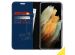Accezz Wallet TPU Klapphülle Samsung Galaxy S21 Ultra - Dunkelblau
