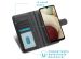 iMoshion Luxuriöse Portemonnaie-Klapphülle Samsung Galaxy A12 - Schwarz