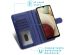 iMoshion Luxuriöse Portemonnaie-Klapphülle Samsung Galaxy A12 - Dunkelblau
