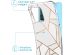 iMoshion Design Hülle mit Band für das Samsung Galaxy A52(s) (5G/4G) - White Graphic