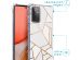 iMoshion Design Hülle mit Band für das Samsung Galaxy A72 - White Graphic