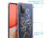 iMoshion Design Hülle mit Band für Samsung Galaxy A72 - Woman Flower