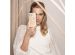 Selencia Maya Fashion Backcover Samsung Galaxy S21 - Marble Sand