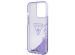 Guess Liquid Glitter Back Cover für das iPhone 14 Pro - Violett