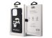 Karl Lagerfeld Karl & Choupette 3D Rubber Hardcase Backcover für das iPhone 15 Pro - Schwarz