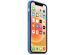 Apple Silikon-Case MagSafe iPhone 12 (Pro) - Capri Blue