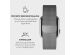 Burga Mailändische armband für das Apple Watch Series 1-9 / SE / Ultra (2) - 42/44/45/49mm - Silber
