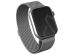 Burga Mailändische armband für das Apple Watch Series 1-9 / SE / Ultra (2) - 42/44/45/49mm - Silber