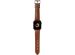 Laut Oxford Leather für das Apple Watch Series 1-9 / SE / Ultra (2) - 42/44/45/49 mm -Tobacco