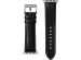 Laut Oxford Leather für das Apple Watch Series 1-9 / SE - 38/40/41 mm - Schwarz