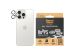 PanzerGlass Kameraprotektor Hoop Optic Rings für das iPhone 15 Pro / 15 Pro Max - White Metal