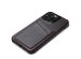 Wachikopa Full Wrap C.C. Back Cover mit 2 Kartenhaltern für das iPhone 15 Pro Max - Dark Brown