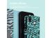 iMoshion Design Klapphülle für das Samsung Galaxy A20e - Black Blue Stripes