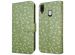 iMoshion Design Klapphülle für das Samsung Galaxy A20e - Green Flowers