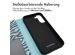 iMoshion Design Klapphülle für das Samsung Galaxy S21 - Black Blue Stripes