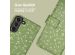 iMoshion Design Klapphülle für das Samsung Galaxy S21 - Green Flowers