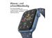 iMoshion Silikonband⁺ für die Apple Watch Series 1-9 / SE - 38/40/41 mm - Midnight - Größe S/M