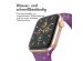 iMoshion Silikonband⁺ für die Apple Watch Series 1-9 / SE - 38/40/41 mm - Purple - Größe S/M