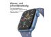 iMoshion Silikonband⁺ für die Apple Watch Series 1-9 / SE - 38/40/41 mm - Navy - Größe S/M