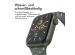 iMoshion Silikonband⁺ für die Apple Watch Series 1-9 / SE / Ultra (2) - 42/44/45/49 mm - Olive - Größe M/L