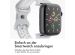iMoshion Sportarmband⁺ für die Apple Watch Series 1-9 / SE - 38/40/41 mm - Größe S/M - Pure Platinum & White