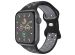 iMoshion Sportarmband⁺ für die Apple Watch Series 1-9 / SE - 38/40/41 mm - Größe S/M - Black & Anthracite