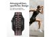 iMoshion Sportarmband⁺ für die Apple Watch Series 1-9 / SE - 38/40/41 mm - Größe S/M - Black Pink