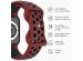 iMoshion Sportarmband⁺ für die Apple Watch Series 1-9 / SE - 38/40/41 mm - Größe M/L - Wine Red & Black