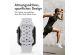 iMoshion Sportarmband⁺ für die Apple Watch Series 1-9 / SE / Ultra (2) - 42/44/45/49 mm - Größe S/M - Pure Platinum & White