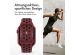 iMoshion Sportarmband⁺ für die Apple Watch Series 1-9 / SE / Ultra (2) - 42/44/45/49 mm - Größe S/M - Wine Red & Black